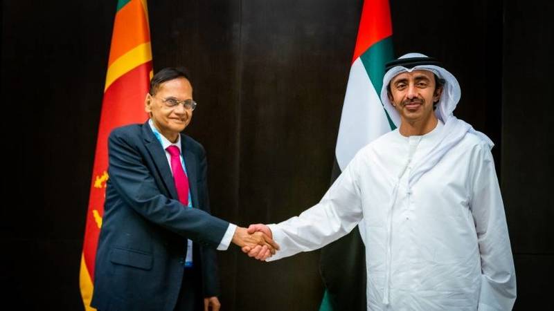 الإمارات وسريلانكا تبحثان تعزيز التعاون