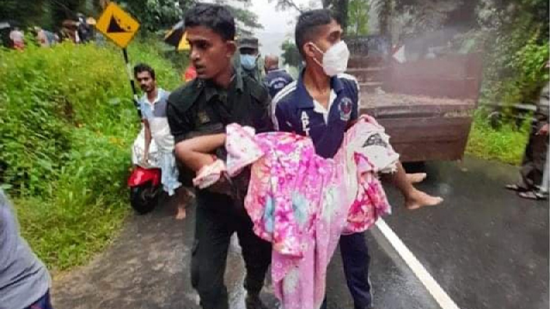 بالفيديو والصور، وفاة 10 أشخاص في سريلانكا جراء الأمطار الغزيرة والانهيارات الأرضية