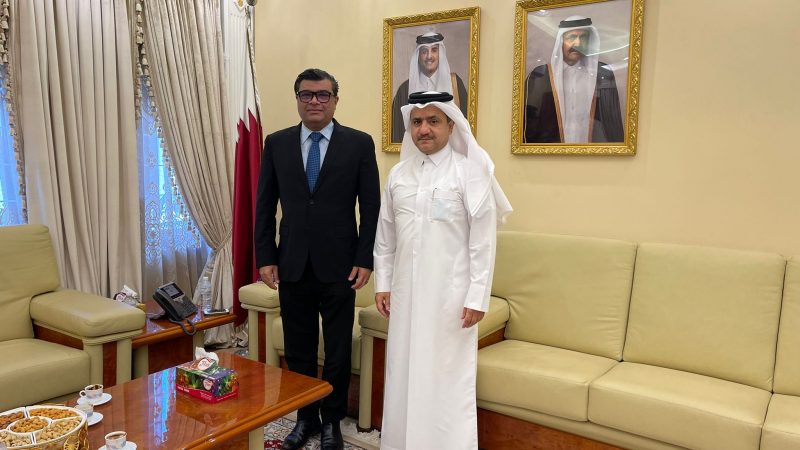 السفير القطري في سريلانكا يلتقي السفير المالديفي المعين لدى قطر