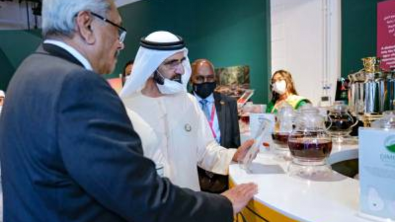 حاكم دبي والرئيس السريلانكي يتفقدان «إكسبو 2020 دبي»