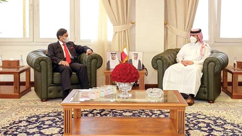 Qatar CB governor meets with Sri Lankan counterpart