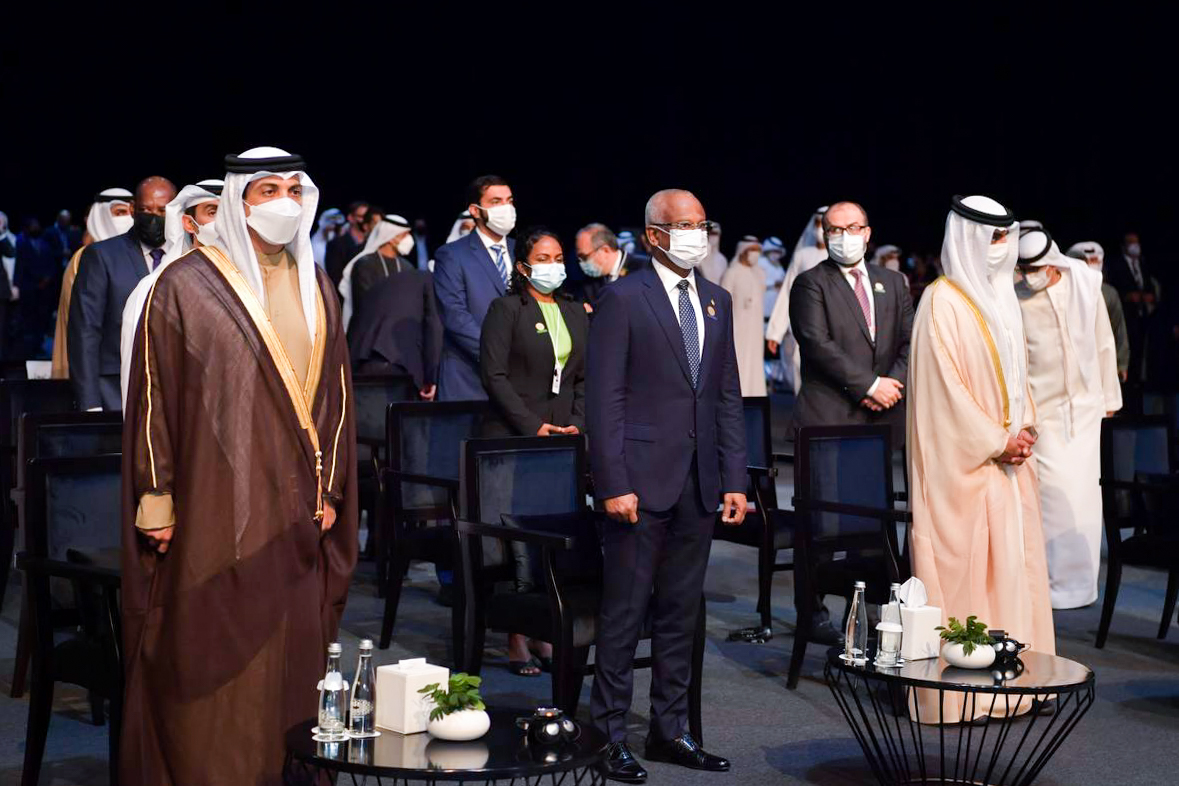 الرئيس المالديفي يحضر فعاليات أسبوع أبوظبي للاستدامة