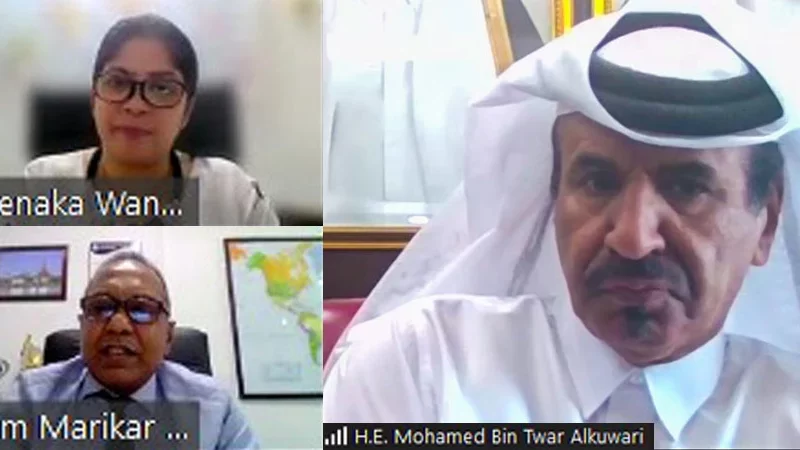 غرفة قطر تستعرض فرص الشراكة والاستثمار مع سريلانكا
