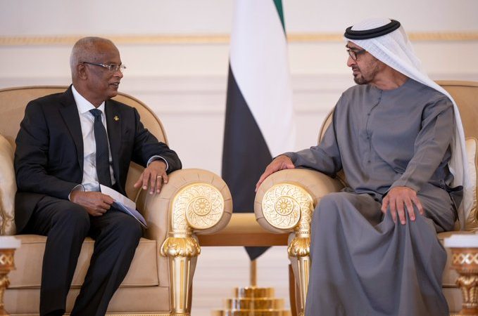 رئيس المالديف: محمد بن زايد منارة أمل يتمتع بشخصية قيادية