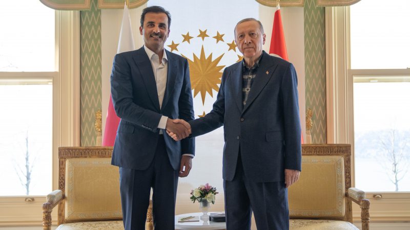 HH Qatar Emir arrives in Turkey