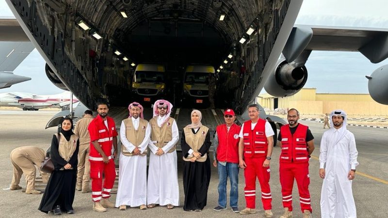 وفد دبلوماسي قطري يصل إلى غزة للإشراف على عمليات دخول وإيصال المساعدات القطرية