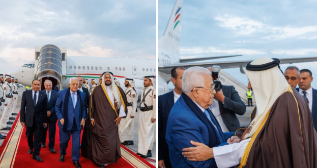 الرئيس الفلسطيني يصل إلى الدوحة