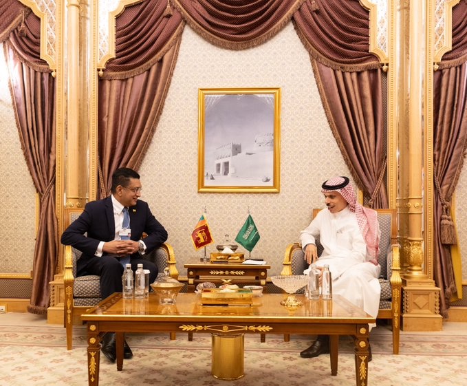 السعودية وسريلانكا تبحثان سبل تعزيز العلاقات الثنائية وتطويرها