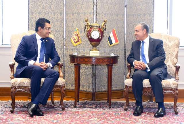 مصر وسريلانكا تتناولان مجمل علاقاتهما الثنائية المتميزة