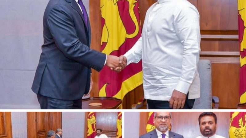رئيس سريلانكا يستقبل وزير خارجية المالديف