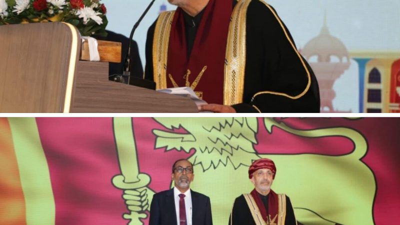 سفارة سلطنة عُمان في سريلانكا تقيم حفل استقبال بمناسبة العيد الوطني