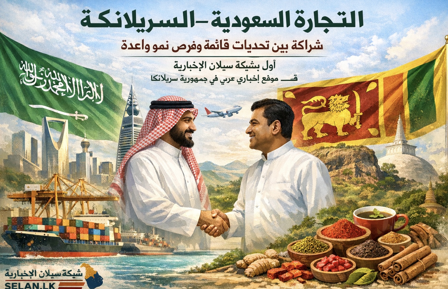 التجارة السعودية–السريلانكية: شراكة تتوسع بين تحديات قائمة وفرص نمو واعدة